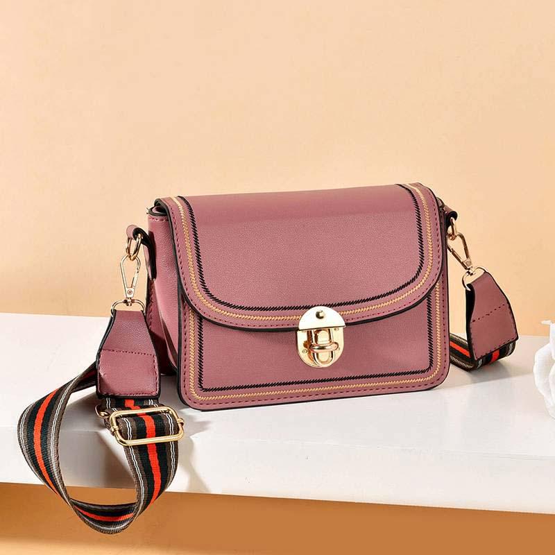 Ladies Fashion Sweet Small Shoulder Bag for Girls PU Leather Crossbody Handbags for Women