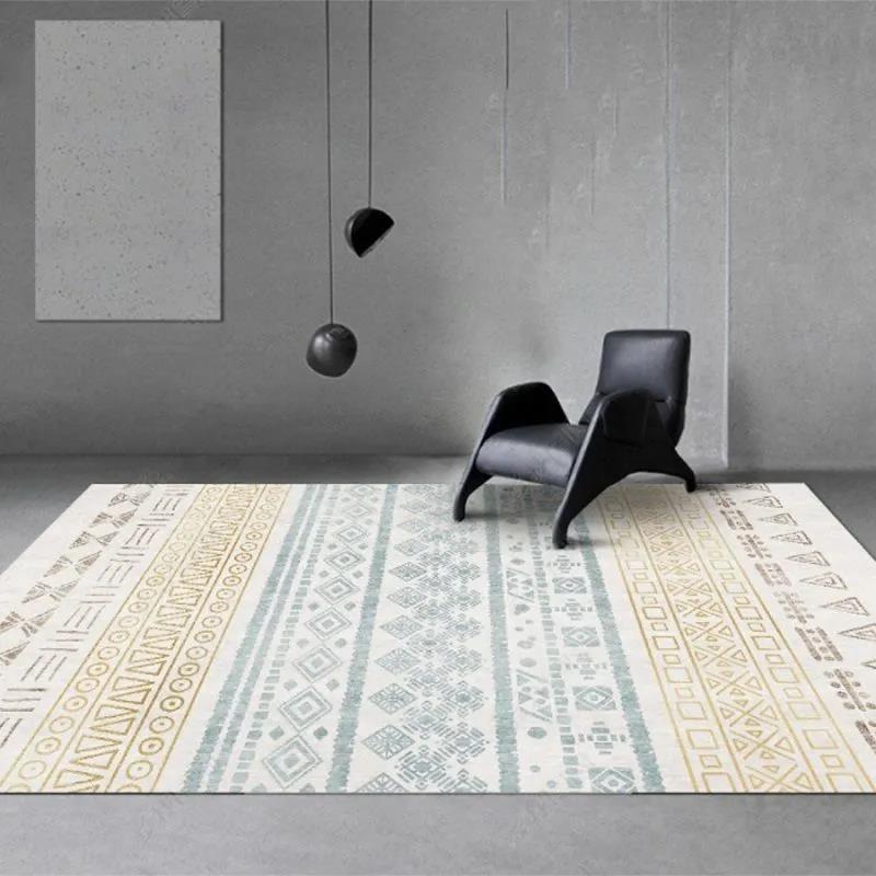 Home Simple Bedroom Carpet Modern Geometric Nordic Living Room Carpet