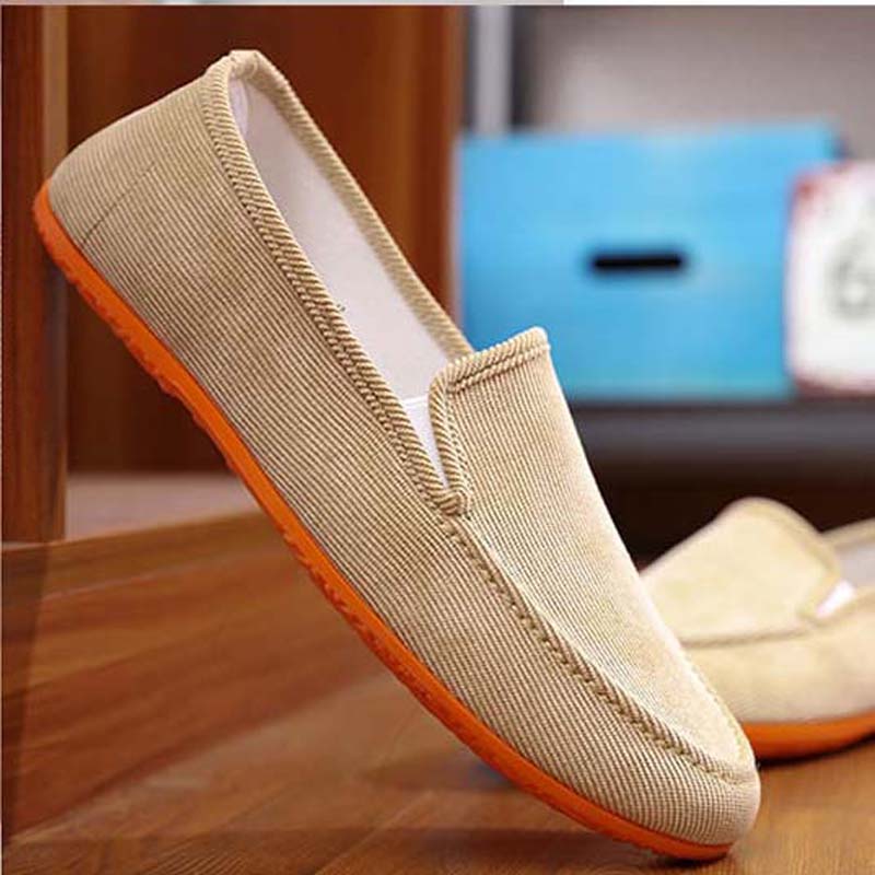 Summer Breathable Men's Shoes for Driving and Walking Leisure Men's Cloth Shoes