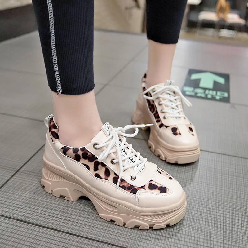 Women's Sneakers Fashion Women Platform Shoes Lace Up Running Sports Shoes Womens Female Dad Shoes