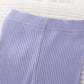 Girls' Leggings Elastic Pants Versatile Long Pants Contrast Color Lady Sweet Spring and Autumn Pants Inside and Outside