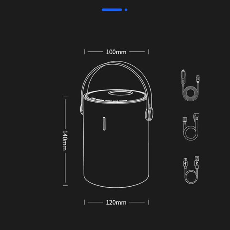 Vehicle-mounted Wired Air Pump Electric Car Electric Air Pump High-pressure Tire Air Pump Multi-functional and Universal Inflated