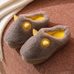 Children's Cotton Slippers Autumn Winter Indoor Warmth Non-slip Cute Baby Half-coated Slippers for Girls