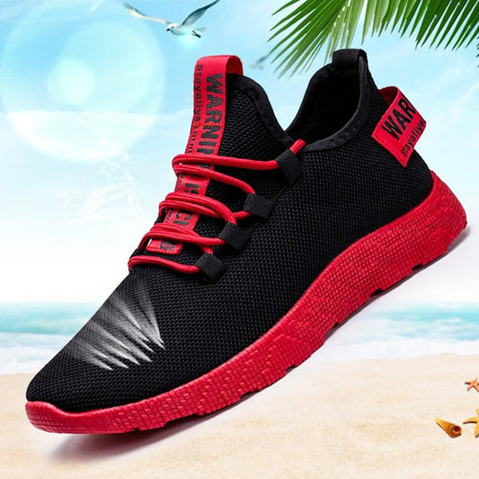 Men Sneakers Breathable Lace Up Men Mesh Shoes Fashion Casual No-slip Men Vulcanize Shoes