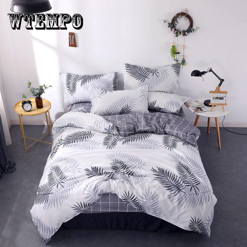Bedding Set Best Wishes Duvet Cover Double Bed Flat Sheet Adult Bedspread Fashion Bed Linen