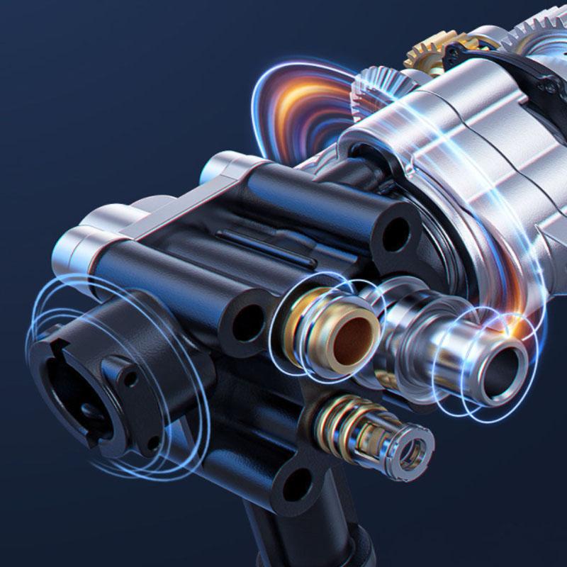 198VF Luxury Long Tube High Pressure Water Gun Set Electric Car Washer Wireless Garden Sprinkler 13800mAh