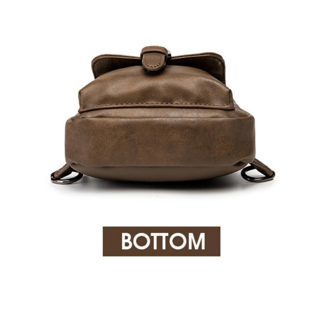 Chest Bag Men Multi-pocket Headphone Hole Messenger Bag Outdoor Leisure Sports Shoulder Bag