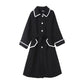 Autumn and Winter Woolen Coat Korean Version of Thin Lapel Coat Mid-length Over The Knee Plus Size Women's Woolen Coat