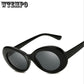 WTEMPO , New Trend Anti-UV Retro Sunglasses Women Men Fashionable Personality Block Glare Men Women