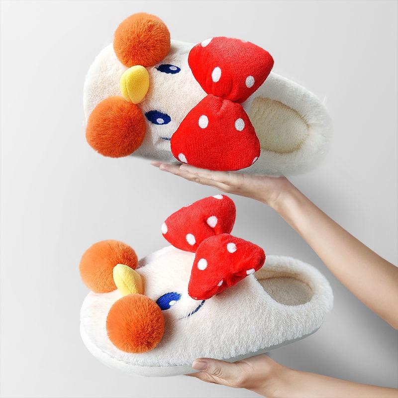 Indoor Warm Cotton Slippers Comfortable Soft-soled Shoes Soft and Fluffy Indoor Leisure Home Essential