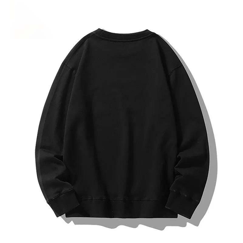 Autumn Round Collar Sweater Men's Loose Casual Pullover