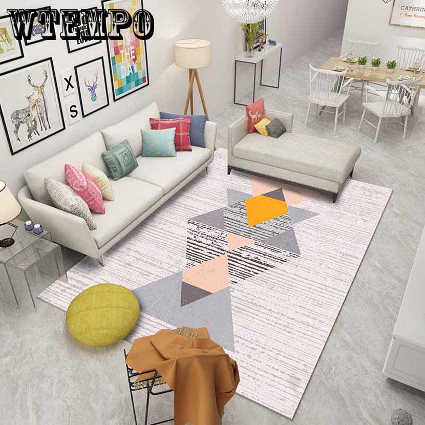 European Geometric Carpet For Living Room Children Bedroom Rugs And Carpets  Cloakroom Carpet