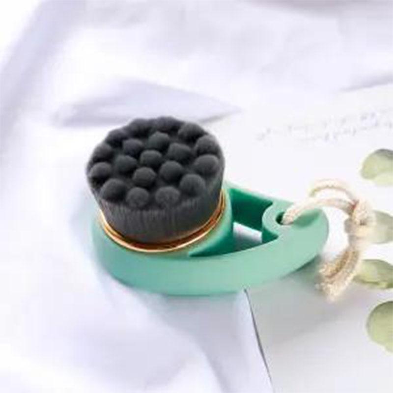 Silicone Facial Cleansing Brush Manual Double-sided Facial Deep Cleansing Skin Brush Soft Hair Cleansing Massage Brush Vibrato Artifact