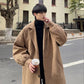 Woolen Coat Men's Winter Cotton Thickened Mid-Length Casual Windbreaker Autumn and Winter Korean Trend Woolen Coat