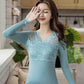 Autumn and Winter Cotton Autumn Clothes Long Trousers Suit Ladies Thermal Underwear Middle School Students Wear Thin Models