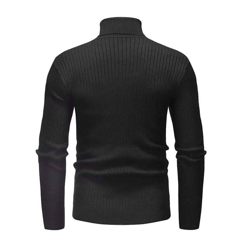 6-color Lightweight Shirt High Neck Pullover Knitted Twist Sweater Long Sleeve Comfortable Trend