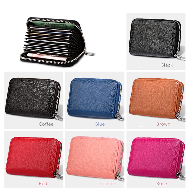 Leather Driver's License Card Bag Men's Leather Zipper Card Package Female Men's Wallet Multi-function Driver's License Leather Case Male Leather
