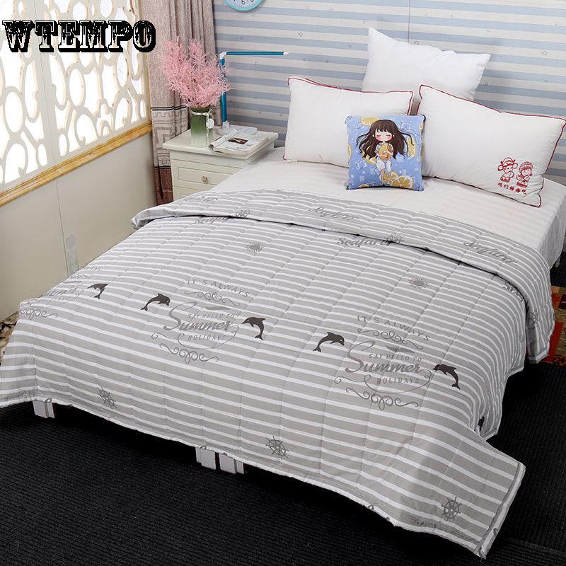 WTEMPO Summer Thin Was Quilted By Summer Cool Quilt Air Conditioner Was Printed By Core In Summer