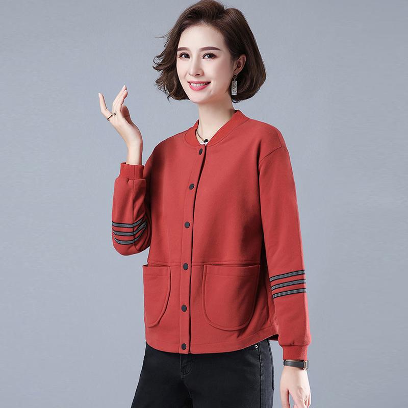 Fashion Solid Women Jacket Long Sleeve Lady Baseball Sports Outwear Overcoat Jacket Zipper Coat
