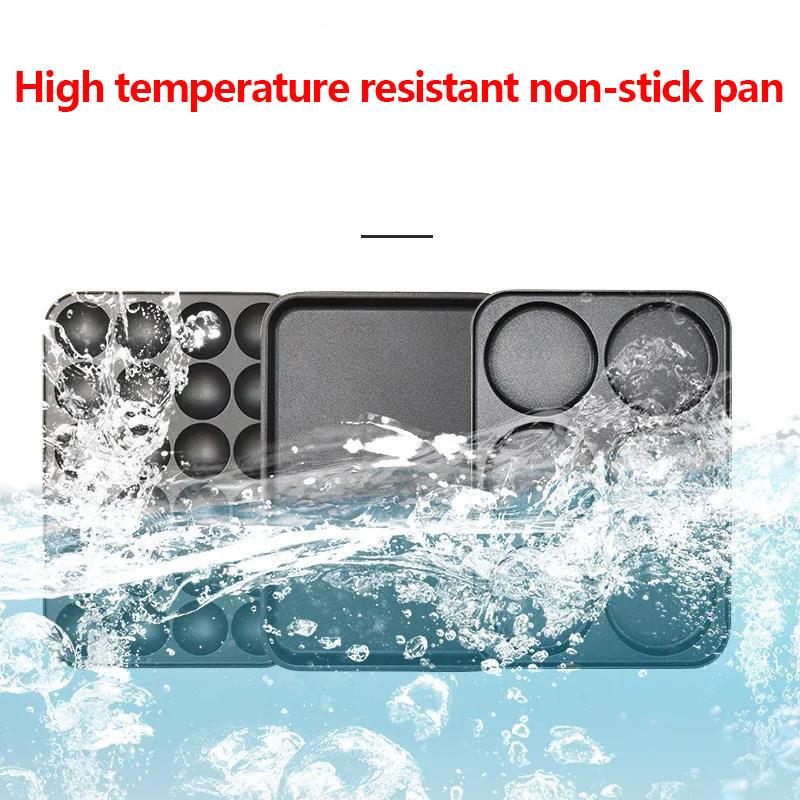 800W Electric Bakeware Frying Egg Machine Flat Bottom Frying Pan Kitchen Supplies Baking Pan for Family