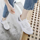2021 Spring Summer White Shoes Women's Breathable Mesh Casual Sports Shoes Thin Hollow All-match