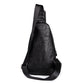 Casual Shoulder Bag Men Horse Leather Large Capacity Chest Bag Outdoor Riding Sports Messenger Bag