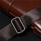 Business Briefcase Men Large Capacity Zipper Leather Anti-theft Waterproof Handbag Shoulder Bag