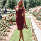 Spring and Summer Strapless Dress Elegant Party Off-shoulder Strap Dress Slim Midi Bag Hip Dress