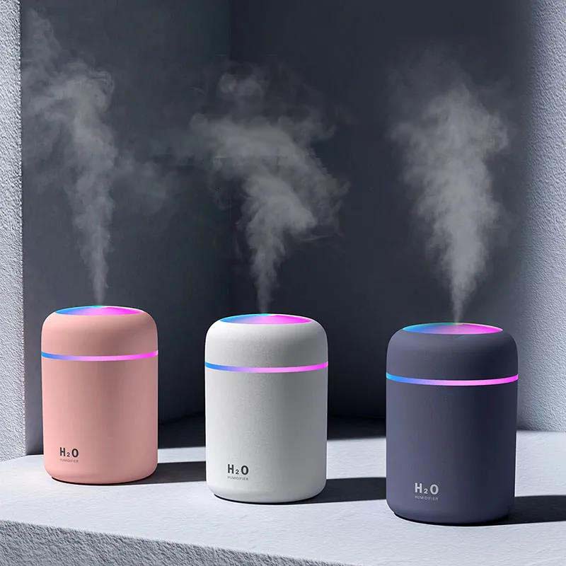 USB Power Supply and Humidifier Car Mounted Night Lamp Big Fog Volume Bedroom Mute Mini Humidifier