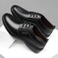 Men's Breathable Leather Shoes Korean Version of The Increase In The Young British Pointed Business Suits Men's Leather Shoes
