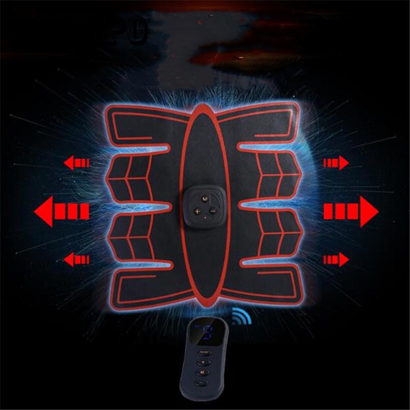 EMS Muscle Stimulator Fitness Abdominal Training Pad Unisex Muscle Training Body Muscle Massager