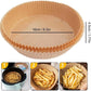 100PCS Non-stick Disposable Air Fryer Liners, Baking Paper for Air Fryer Oil-proof, Water-proof, Food Grade Parchment for Baking Roasting Microwave
