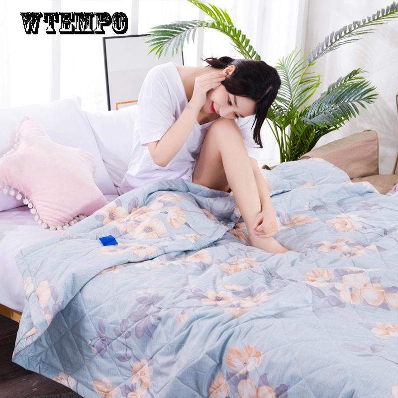 WTEMPO Brand Quilt Blanket Comfortable Summer Cool Air Conditioning Is Fashion Home Goods