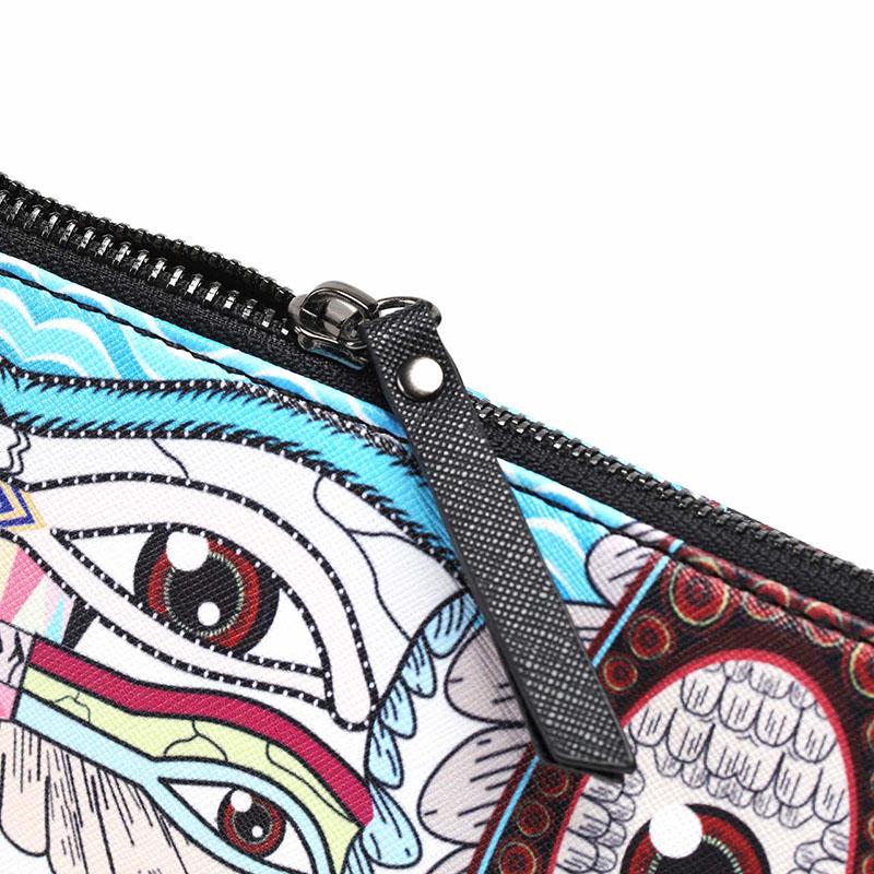 Business Briefcase Men Personality PU Leather Zipper Waterproof Handbag Ipad Bags Clutch Bag