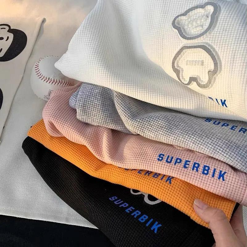 Summer Women's Thin Shorts Casual Sports All-match Middle Pants Bear Loose Wide-leg Ins Women's Five-point Pants