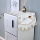 Refrigerator Cover Universal Cover Towel Refrigerator Dust Cover Thick Lace Edge Refrigerator Hanging Bag