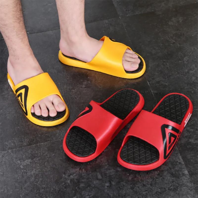 Non-slip and Odor-resistant Men's Sandals and Slippers Couple's Summer Household Bathroom Slippers