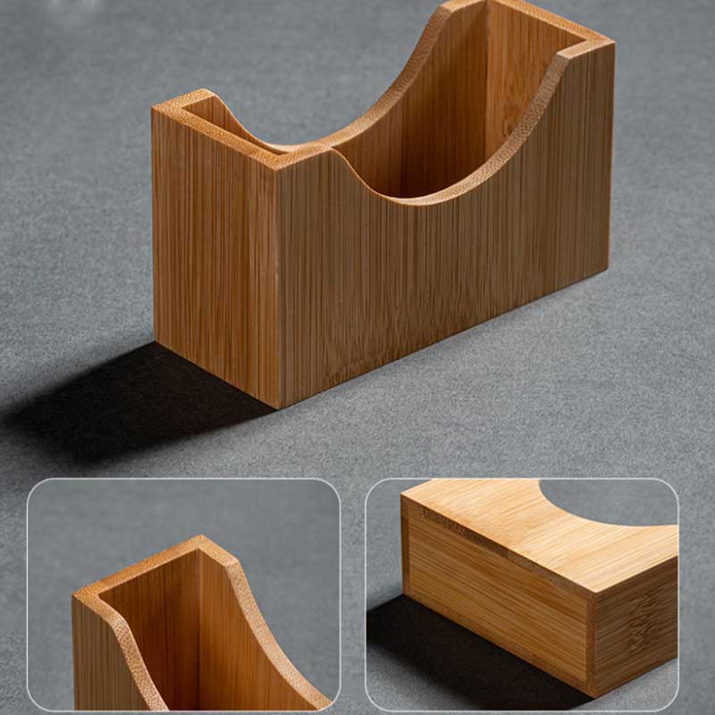 6pcs Bamboo Tea Cup Cushion Insulation Pad Pot Cup Holder Spare Parts Tea Set