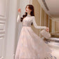 Fashion mesh gown sequin dress women autumn and winter dress plus size slim knitted dress woman