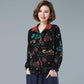 Flower Print Long Sleeve Women's Bomber Jacket Fashion Vintage Coat Tops Elegant Slim Basic Ladies Jackets