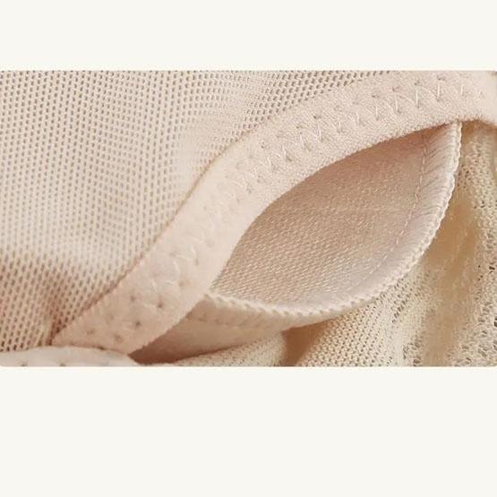 Women's Spring Summer Large Size Causal Briefs High Waist Solid Color Seamless Lace Hip Lift Panties