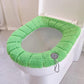 Four Seasons Universal Toilet Seat Cushion with Handle Ring Cushion Thickened Plus Velvet Warm Cushion Household Toilet Seat Cover To Keep Warm