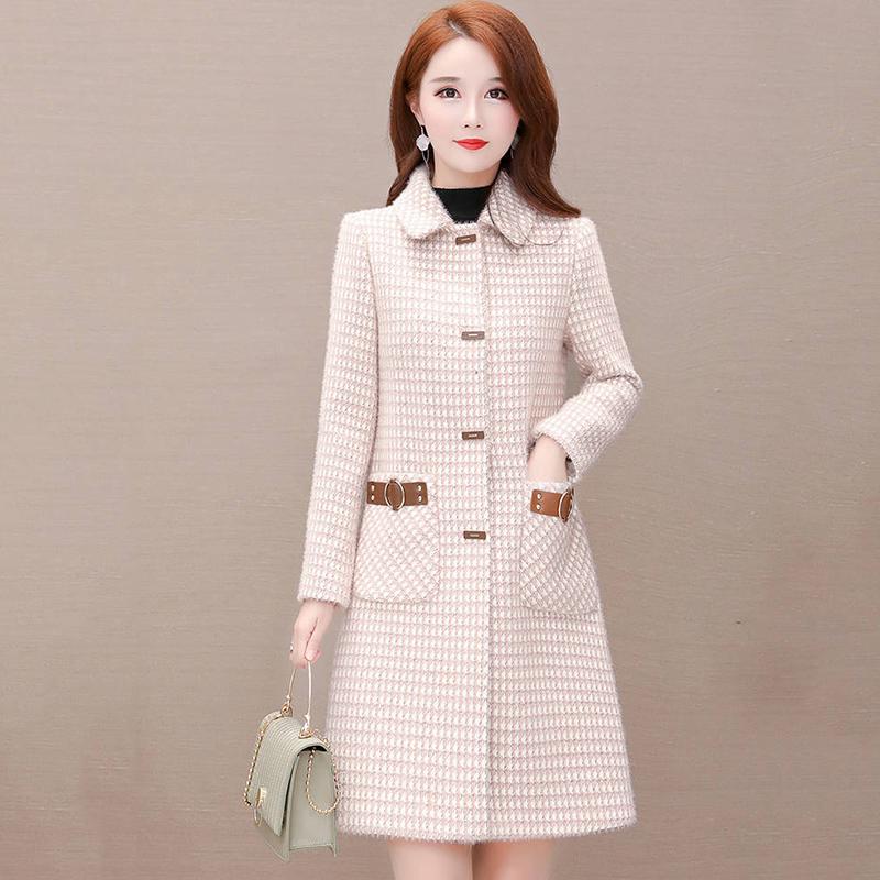 Woman's Coat Slim Fit Jacket Female Autumn Winter Coat Women Solid Temperament Elegant Women Coat
