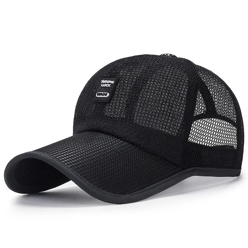 Hats Men's Summer Sun Hats Outdoor Sun Protection Sun Hats Baseball Caps Linen Summer Mesh Caps Breathable Peaked Caps