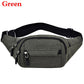 Unisex Cool Fanny Pack Canvas Shoulder Bag Chest Pouch Waist Pack Mobile Phone Belt Outdoor