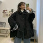 Oversized Harajuku Style Jacket Women Trend Windbreaker Casual Loose Coat Soft and Comfortable Parka for Youth