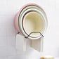 1/3PCS Washbasin Shelf Wall Hanging Towel Rack Free Punch Kitchen Pot Cover Storage Shelf Bathroom Shelf Washbasin Storage Rack Home Organizer