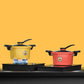Micro-pressure Cooker Double Ear Pressure Cooker Household Cooking Pot Electric Boiling Pot Multifunctional Pot and Kitchenware