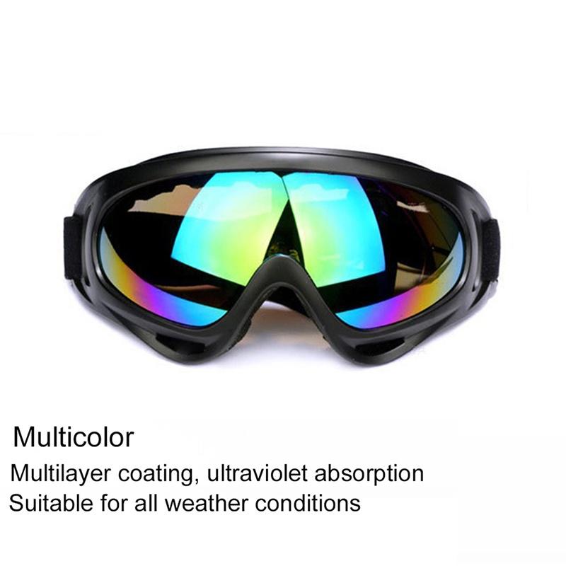 WTEMPO UV Protection Windproof Motorcycle Goggles Cycling Dirt Bike ATV Glasses Eyewear PFS