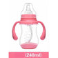 240ml Wide Mouth Baby Infant Kids Automatic Pipette Straw Pacifier Nipple Milk Feeding Bottle